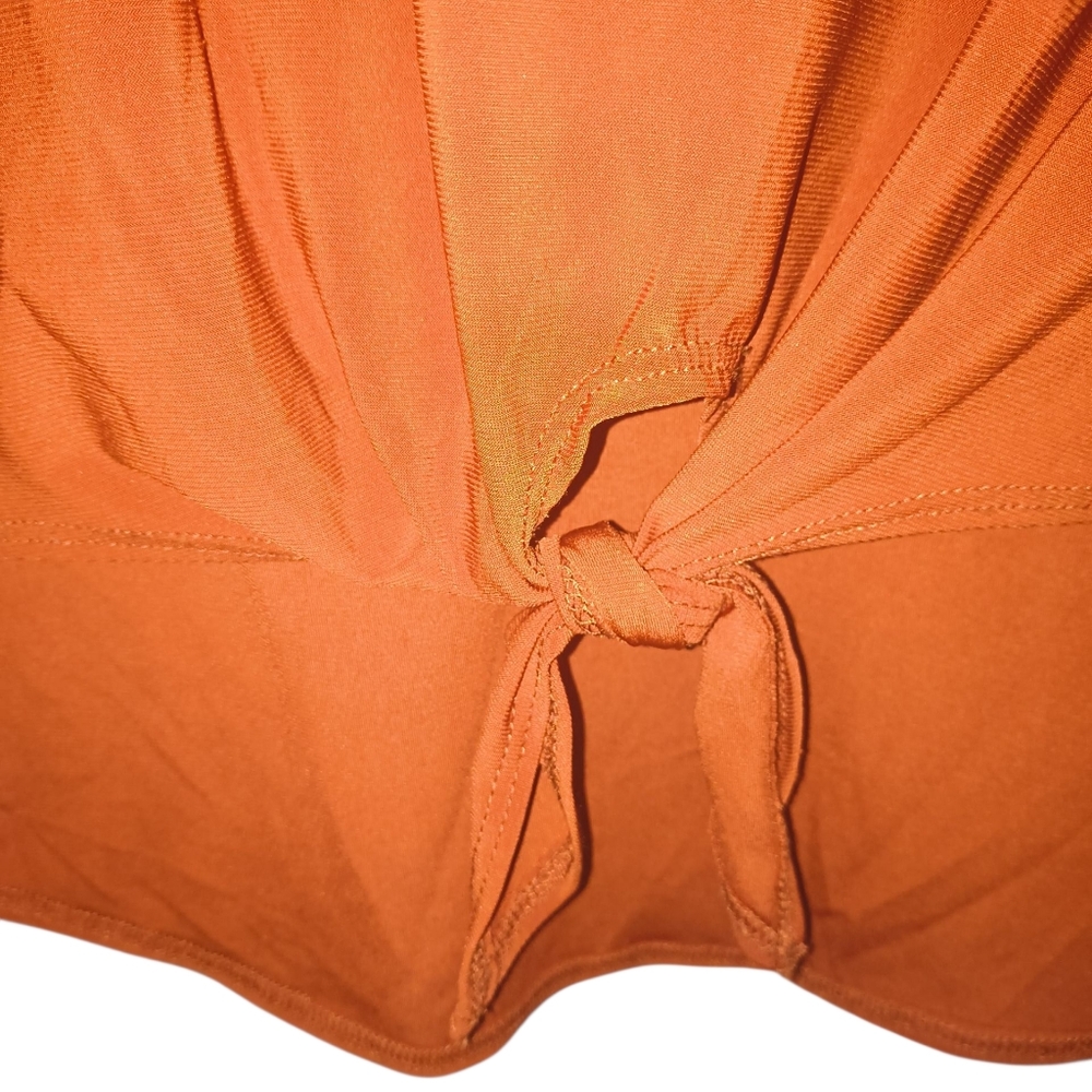 3/$8 Fun Orange Short-Sleeve Top - Picture 4 of 5